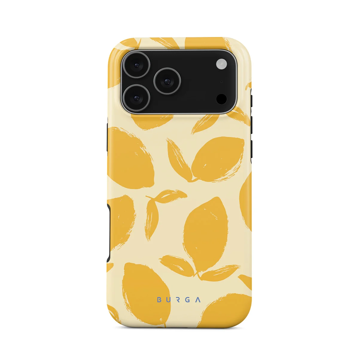 Etui Burga Lemon Tart Tough Magnetic do iPhone 17 Pro Żółty