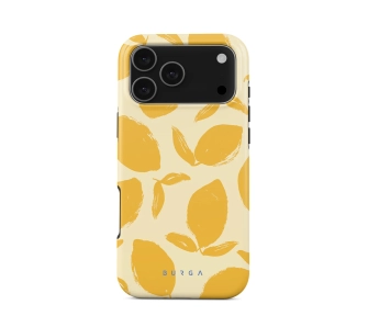 Etui Burga Lemon Tart Tough Magnetic do iPhone 17 Pro Żółty