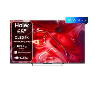 Telewizor Haier H65S85GUX 65" QLED 4K GoogleTV Funkcje AI Dolby Vision Dolby Atmos HDMI 2.1 DVB-T2