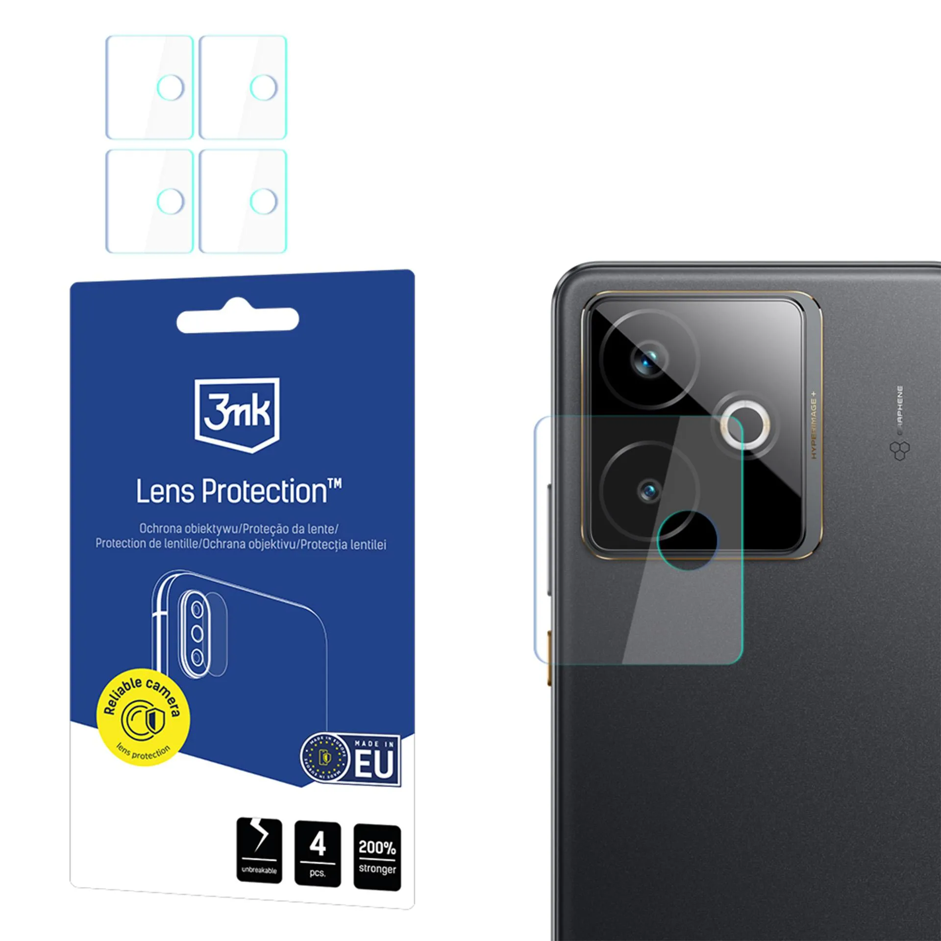 Szkło hybrydowe 3mk Lens Protection do Realme GT 7T
