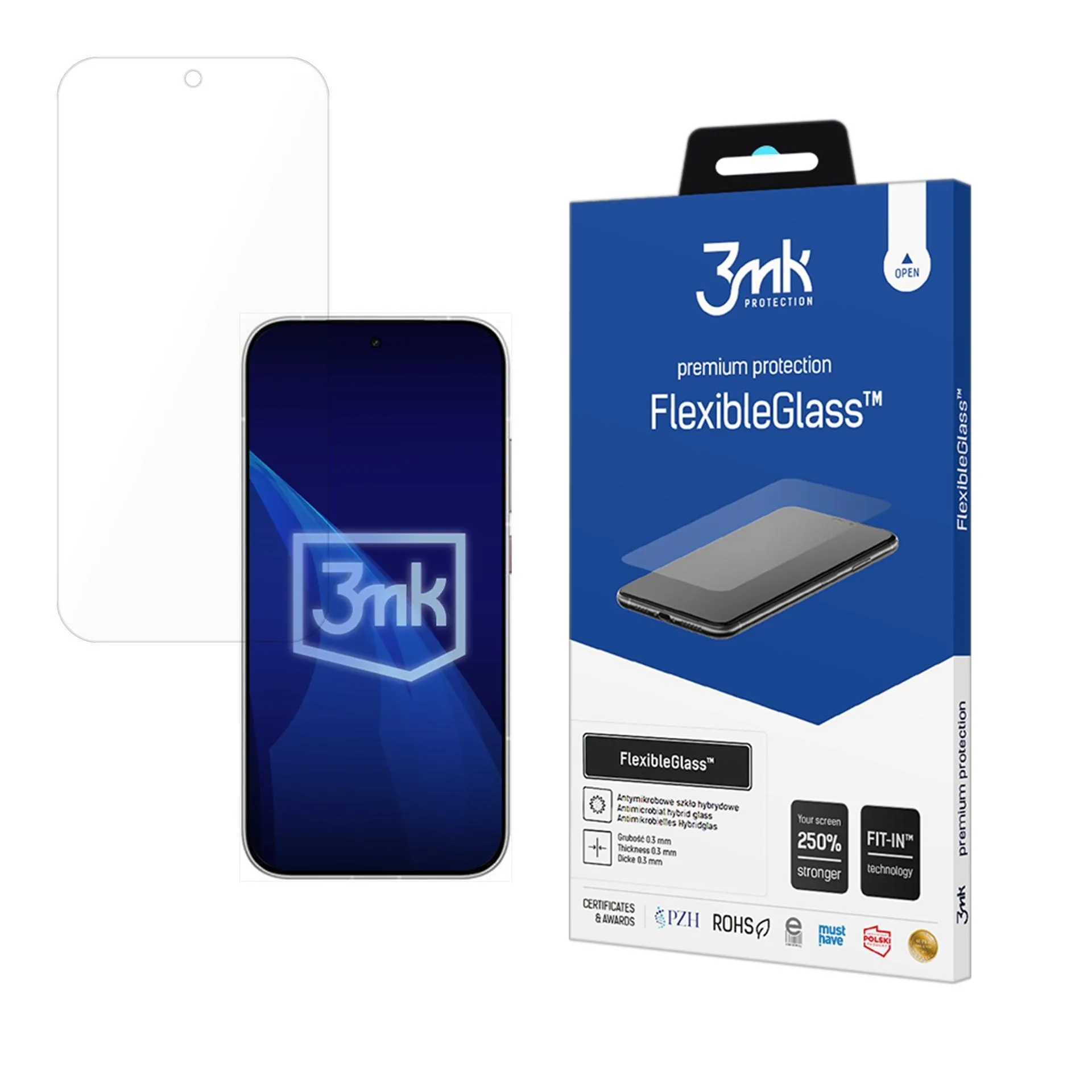 Szkło hybrydowe 3mk FlexibleGlass do POCO X8 Pro