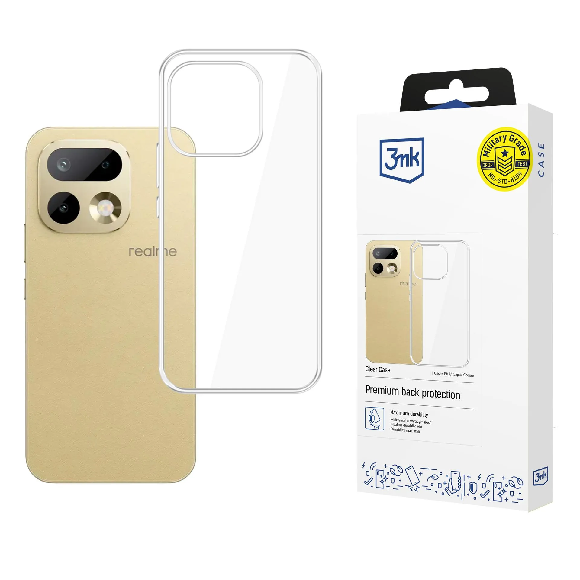 Etui 3mk Clear Case do Realme 16 Pro 5G Przezroczysty