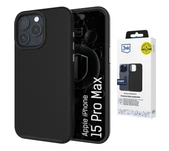 Etui 3mk Hardy Shockproof MagCase do iPhone 15 Pro Max Czarny