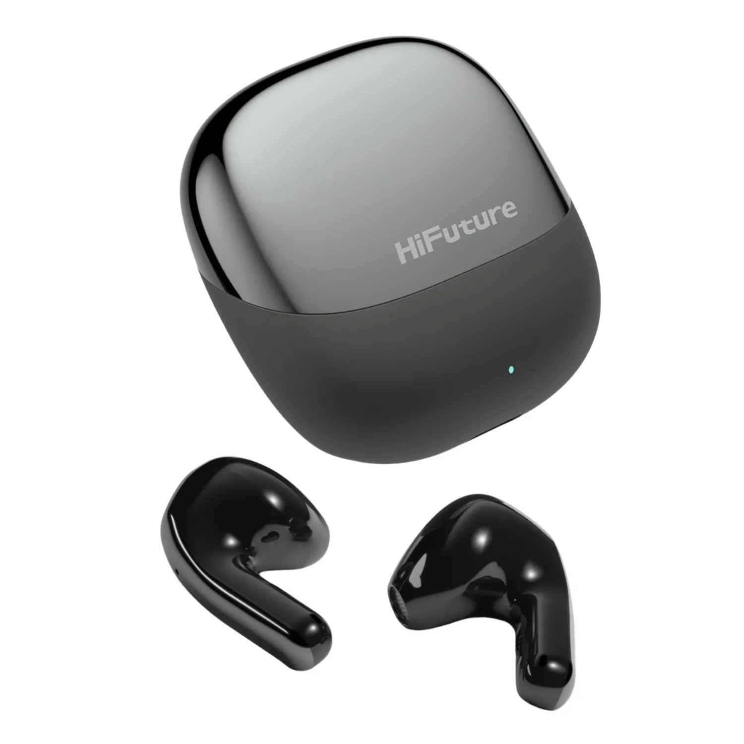 Słuchawki bezprzewodowe HiFuture ChromeBuds Douszne z system 4 mikrofonów + ENC Bluetooth 5.4 Czarny