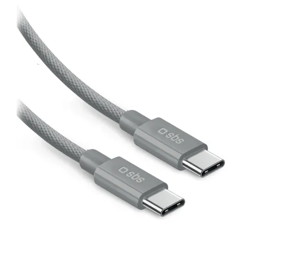 SBS USB-C do USB-C 240W 2m Szary