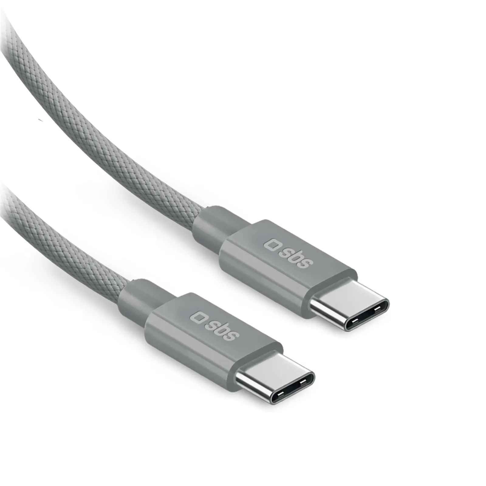 Kabel SBS USB-C do USB-C 240W 2m Szary