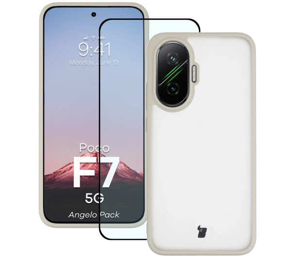 Bizon Angelo Pack do Xiaomi POCO F7 Beżowy