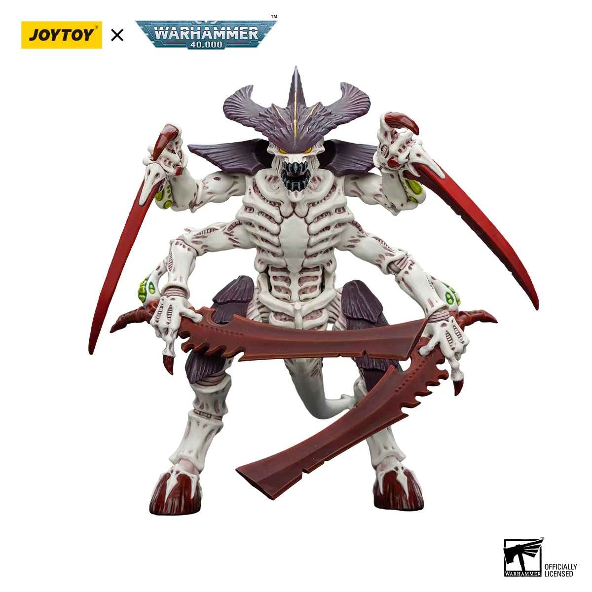 Figurka Joy Toy Warhammer 40k Tyranids Hive Fleet Leviathan Tyranid Warrior with Boneswords