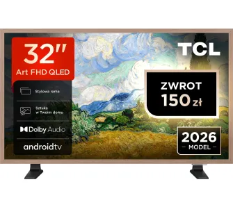 Telewizor TCL 32A400 Pro 32" QLED Full HD Android TV DVB-T2