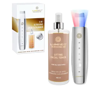 Urządzenie do peelingu kawitacyjnego Lumineo M22 5w1 + Tonik liftingujący 400ml