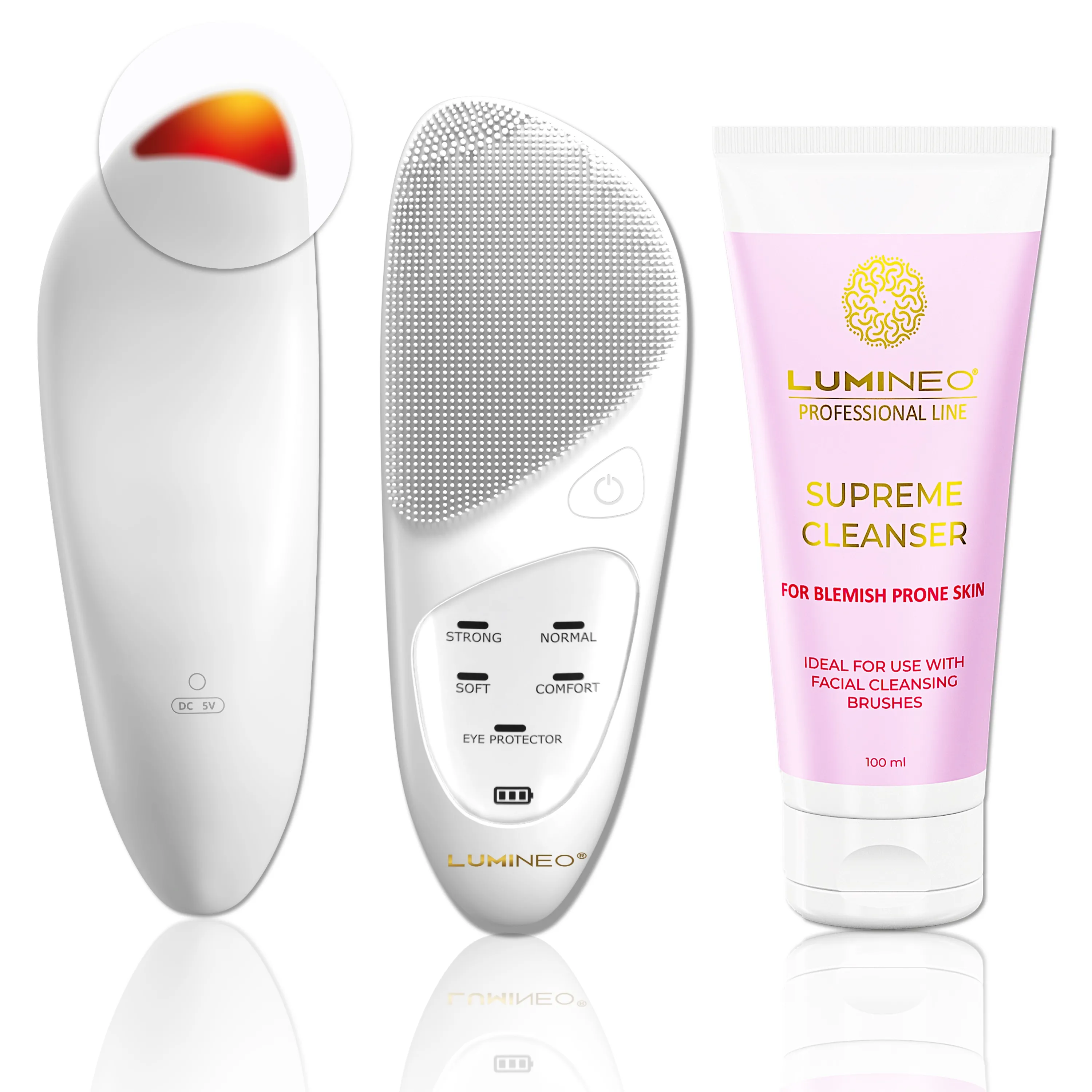 Szczoteczka do twarzy Lumineo Sonic + Żel do skóry problematycznej 100ml