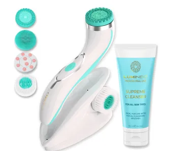 Szczoteczka do twarzy Lumineo Pro + Żel do wszystkich typów skóry 100ml