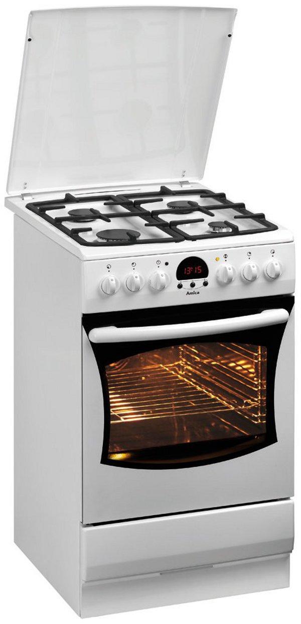 Kuchnia gazowo-elektryczna Amica 51GE3.33ZpTaDRA(W) Eco