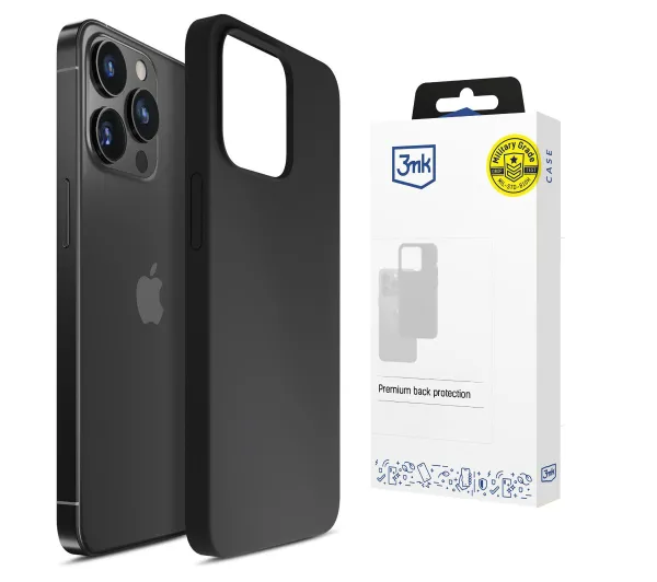 3mk Hardy Mellow Case do iPhone 16 Pro Max Czarny