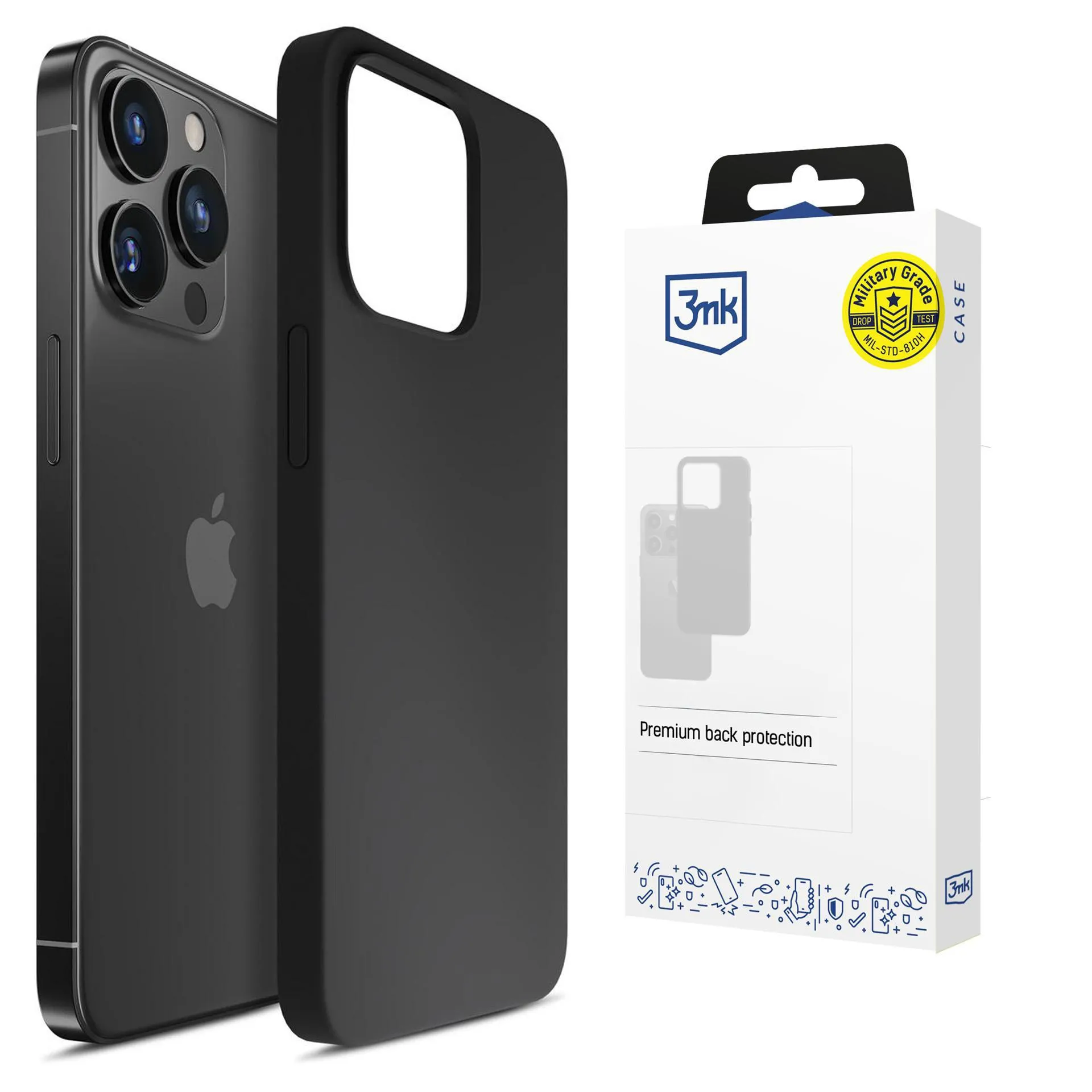 Etui 3mk Hardy Mellow Case do iPhone 16 Pro Max Czarny