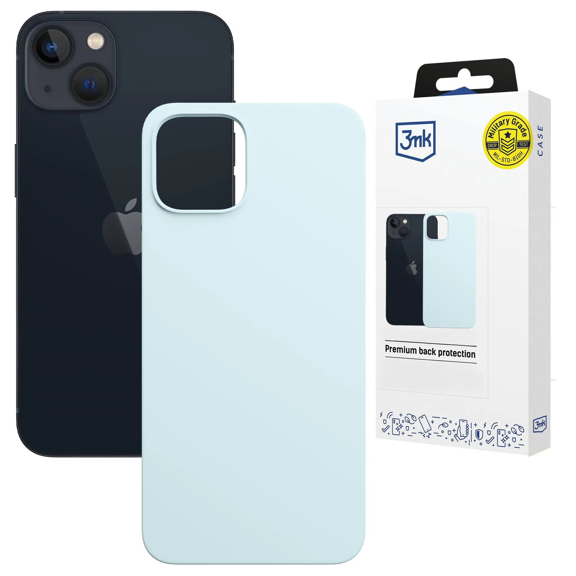 Etui 3mk Hardy Mellow MagCase do iPhone 15 Niebieski