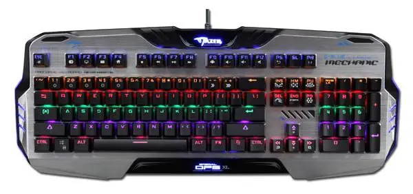 Klawiatura mechaniczna E-BLUE Mazer Mechanical 729 Czarno-srebrny