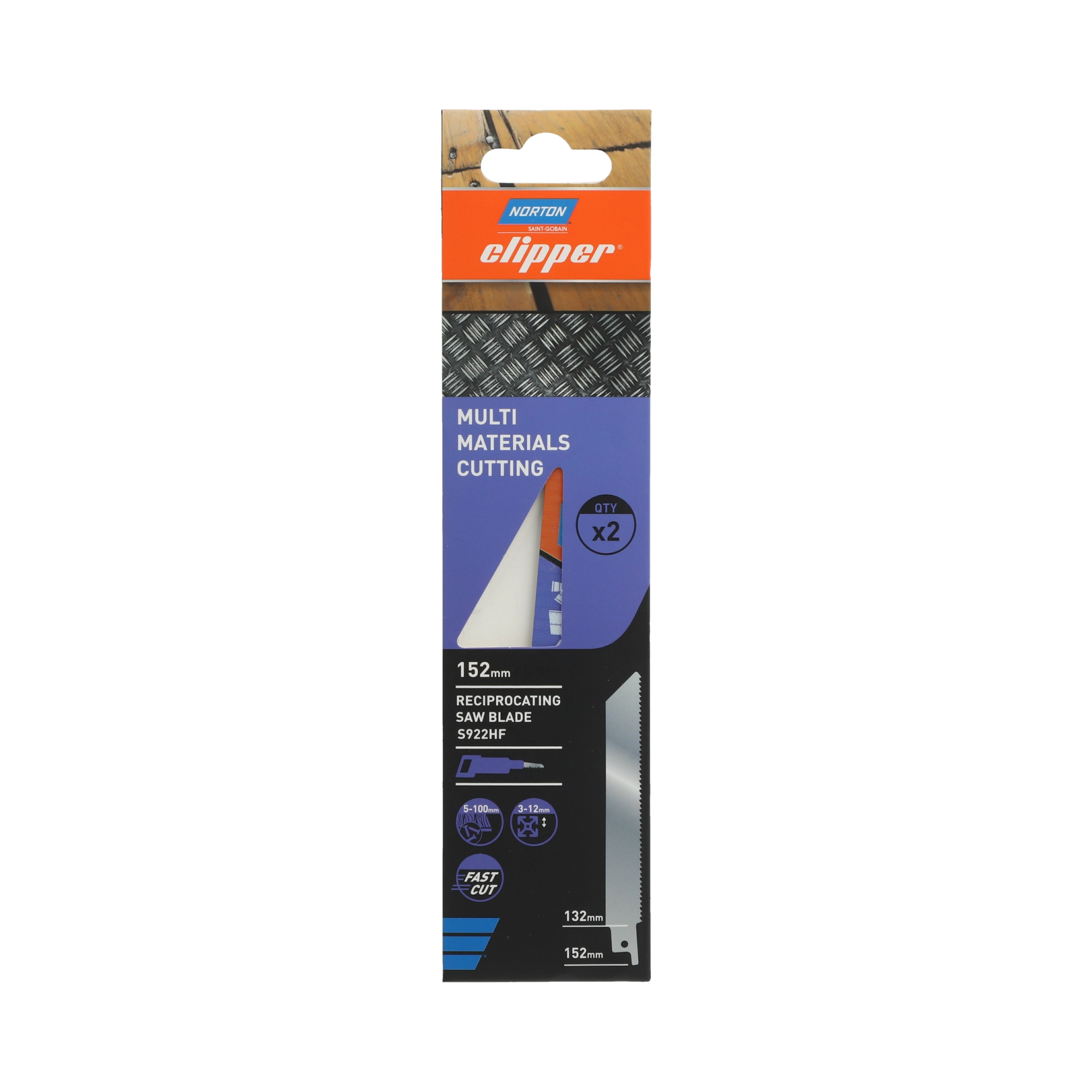 Zestaw brzeszczotów Norton Clipper 70184608364 2szt 152mm