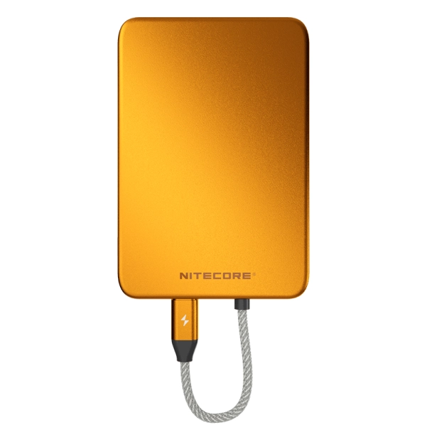 Powerbank Nitecore POCKET 5 Magnetic Ultra Thin 5000mAh 22,5W Pomarańczowy