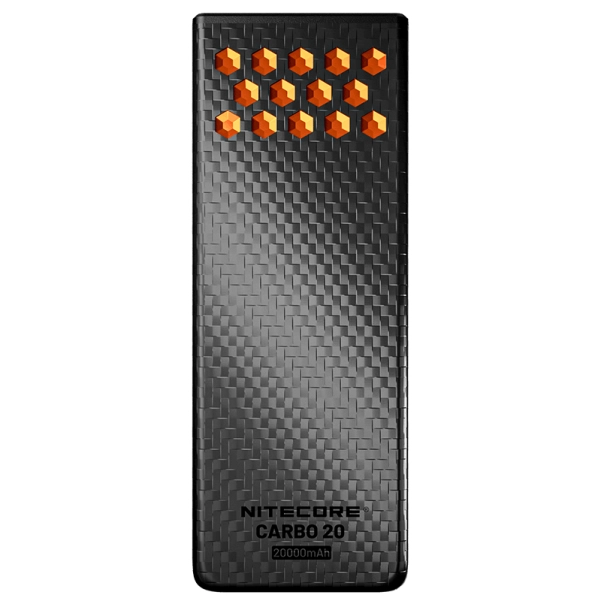 Powerbank Nitecore CARBO 20 20000mAh 65W Czarno-pomarańczowy