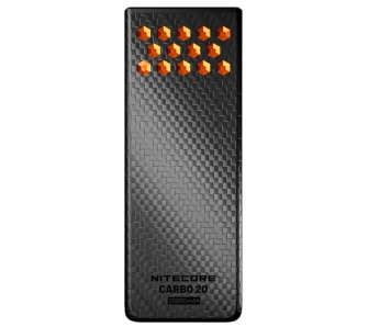 Powerbank Nitecore CARBO 20 20000mAh 65W Czarno-pomarańczowy