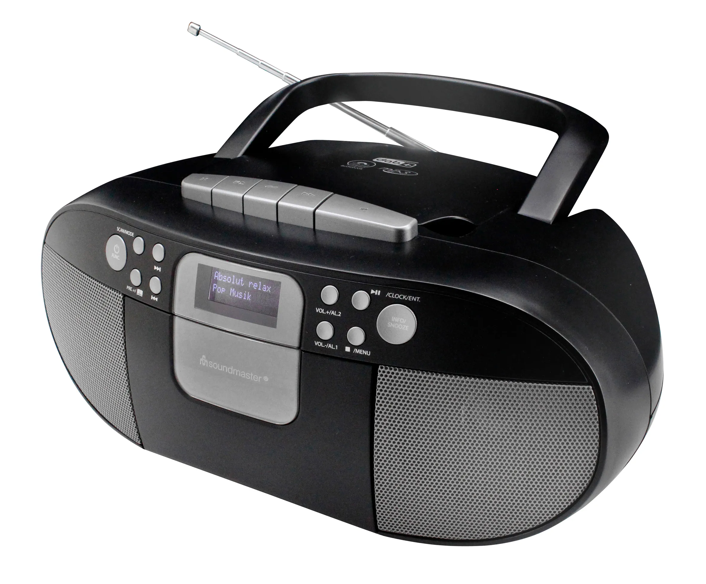 Radiomagnetofon Soundmaster SCD7800SW Czarny