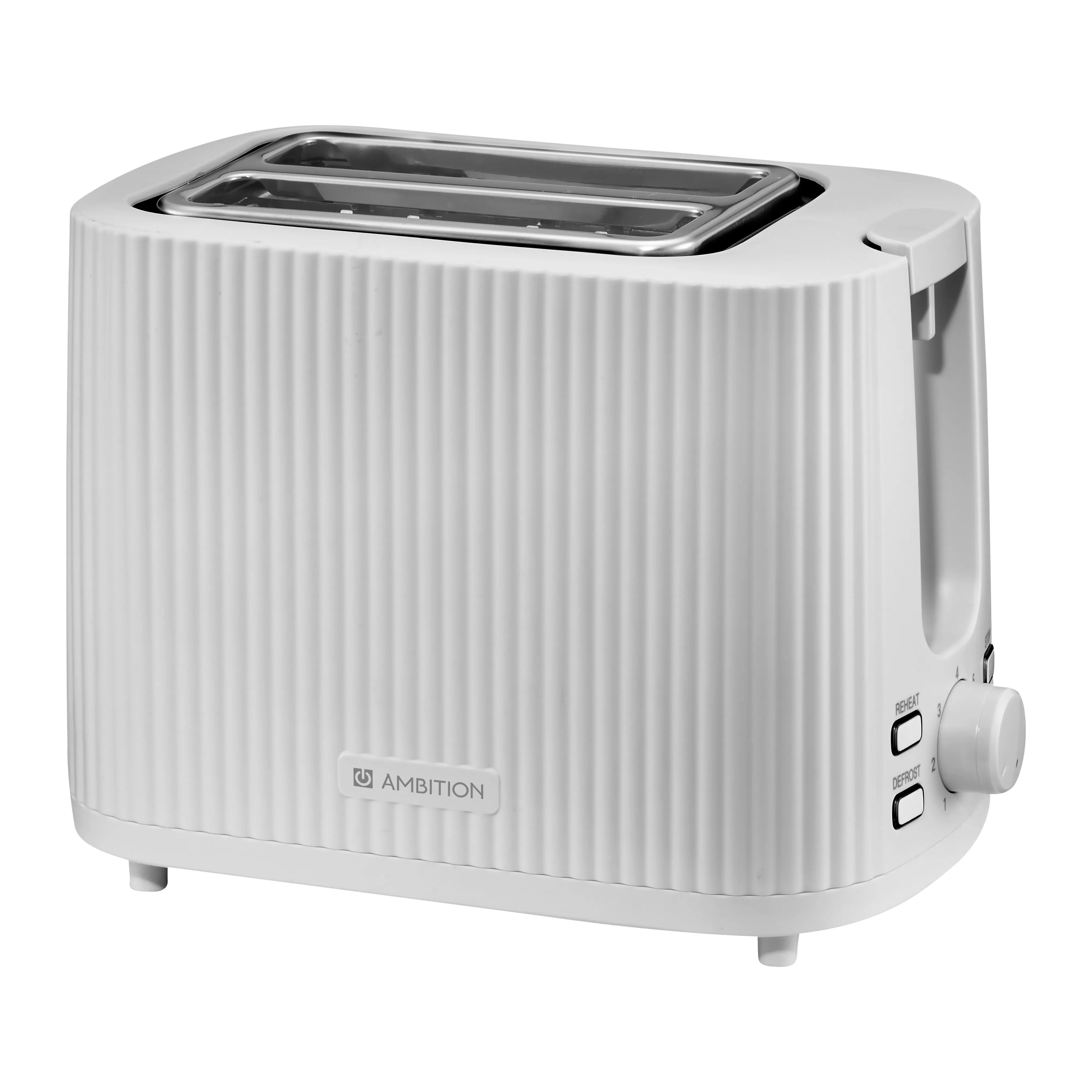 Toster Ambition Curly Rozmrażanie 930W Szary