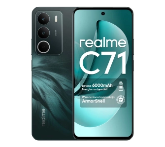 Smartfon realme C71 4/256GB Funkcje AI 6,67" 120Hz 50Mpix Zielony