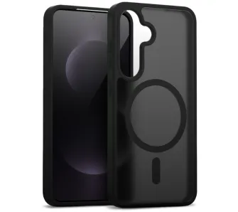 Etui Crong Hybrid Matte Magnetic MagSafe do Galaxy S25 FE Czarny