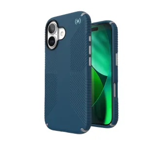 Etui Speck Presidio2 Grip MagSafe do iPhone 17 Niebieski