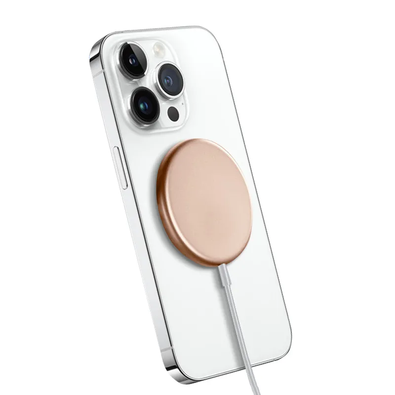 Ładowarka indukcyjna Crong CRG-MS15W-GLD MagSpot Wireless Charger 15W Złoty