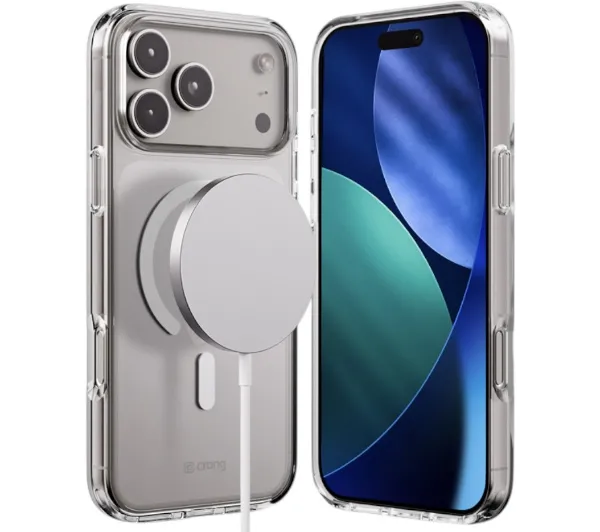 Crong Clear MAG Cover MagSafe do iPhone 17 Pro Max Przezroczysty