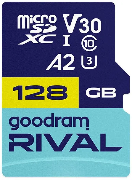 Karta pamięci GoodRam Rival MicroSDXC 128GB Class 10 UHS-II/U3 A2 V30