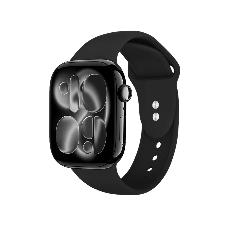 Pasek Crong Liquid do Apple Watch 38/40/41/42mm Czarny