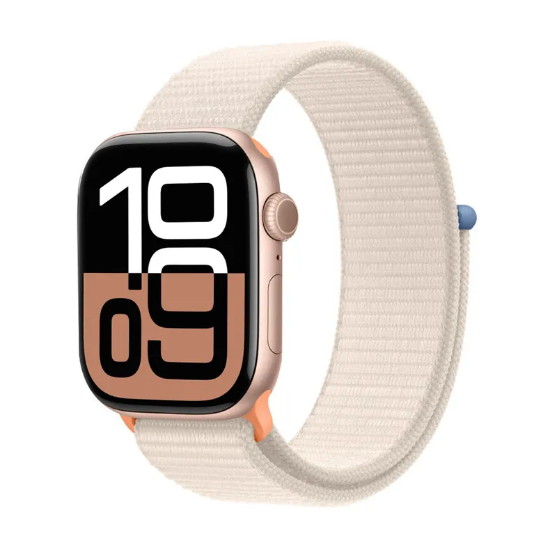Pasek Crong Nylon do Apple Watch 38/40/41/42mm Starlight