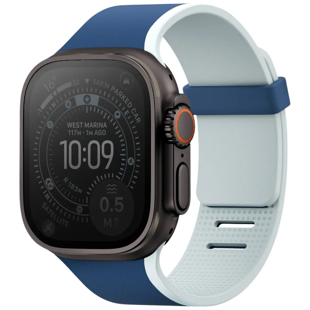 Pasek UNIQ Revix IV Premium do Apple Watch 49/46/45/44mm Edition Reversible Magnetic Granatowy-niebieski