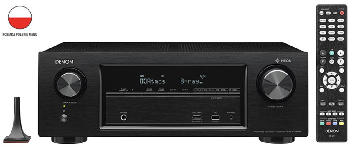 アンプ DENON AVR-X1400H Amplituner AV Denon AVR-X1400H - test - testy, ceny i sklepy