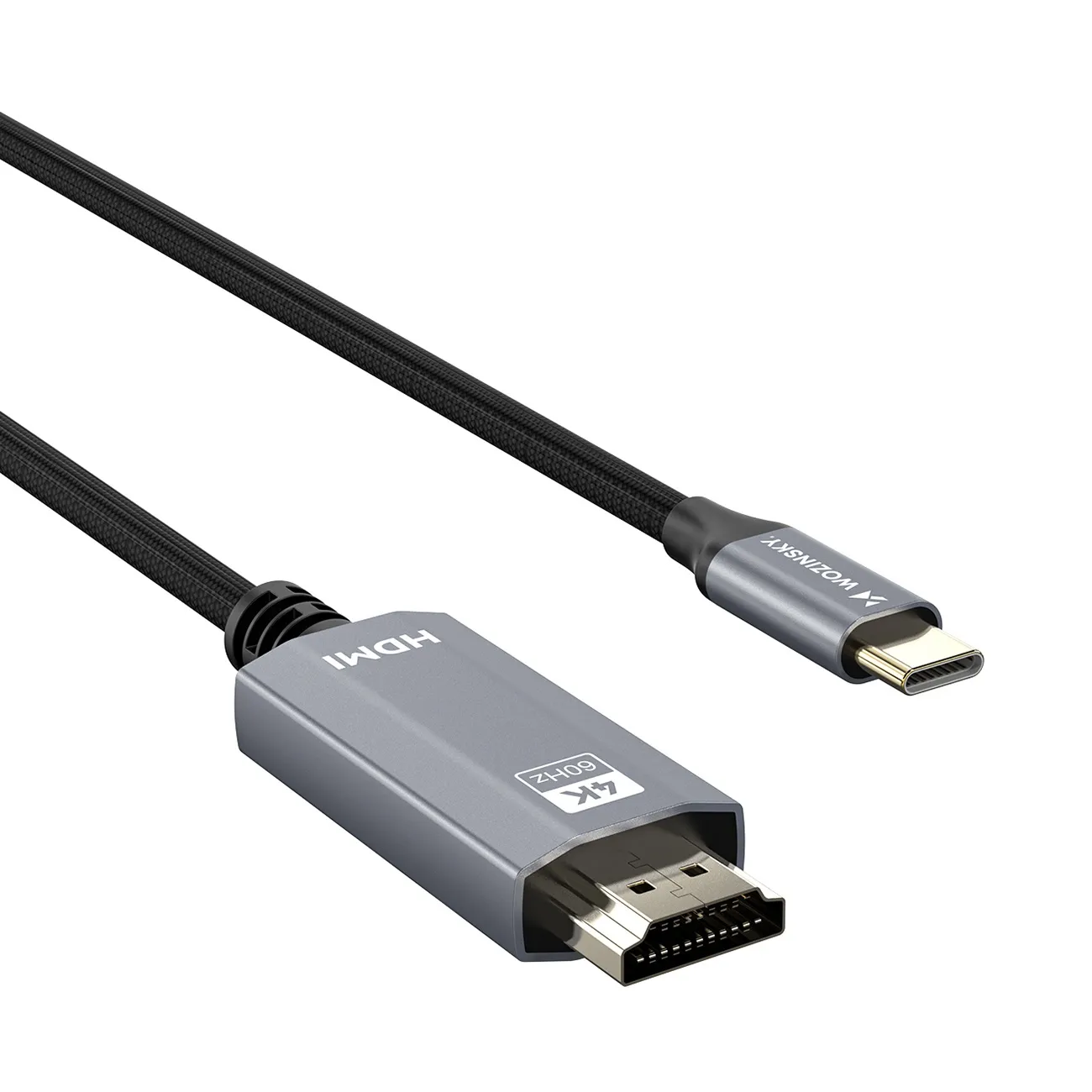 Kabel USB-HDMI Wozinsky WCCH-01 USB-C - HDMI 4K 60Hz 1,8m Czarny