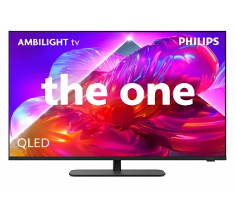 Telewizor Philips The One 43PQS9001/12 43" QLED 4K 144Hz Titan OS Ambilight Dolby Vision Dolby Atmos DTS:X HDMI 2.1 DVB-T2