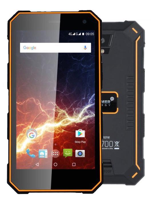Smartfon myPhone Hammer Energy (czarno-pomarańczowy)