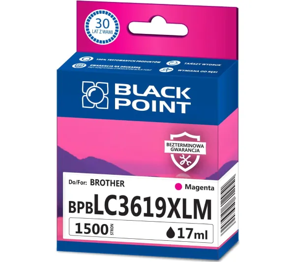 Black Point BPBLC3619XLM (zamiennik LC-3619XLM) Purpurowy 17 ml