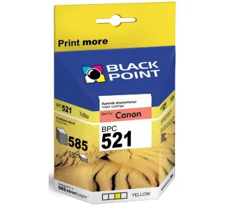 Tusz Black Point BPC521Y (zamiennik CLI-521Y) Żółty 8 ml