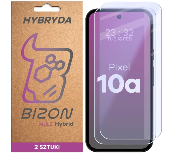 Bizon elastyczne Hybrid Mule Duo do Google Pixel 10a 2 sztuki