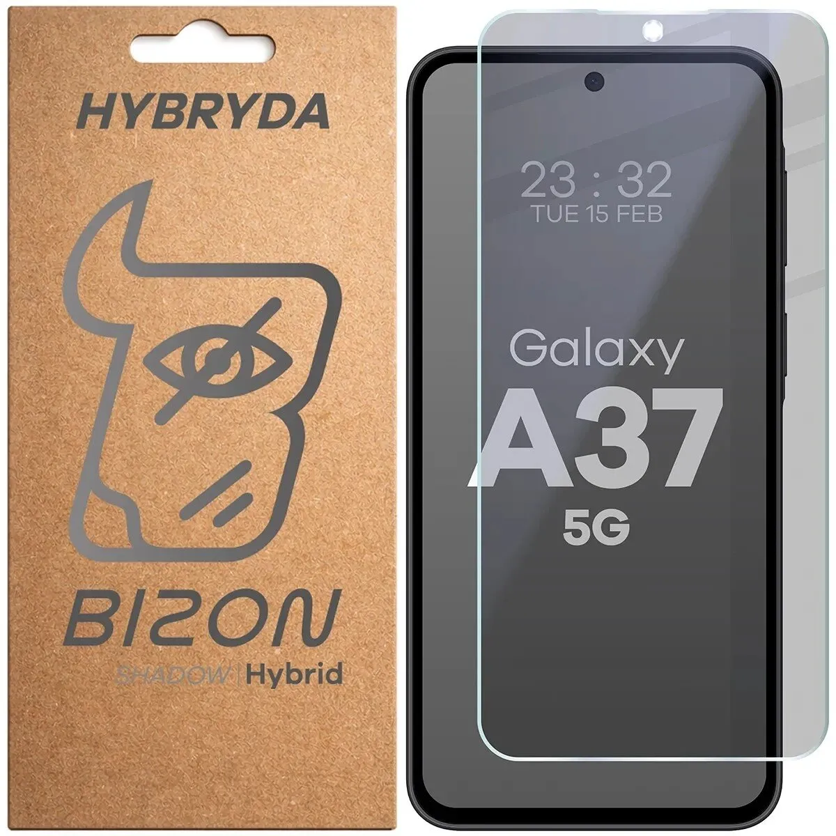 Szkło hybrydowe Bizon prywatyzujące Hybrid Shadow do Galaxy A37 5G