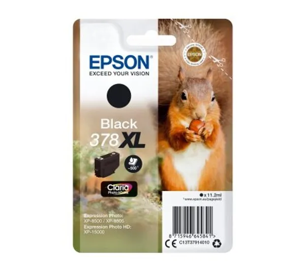 Epson 378XL Czarny 11.2 ml C13T37914010