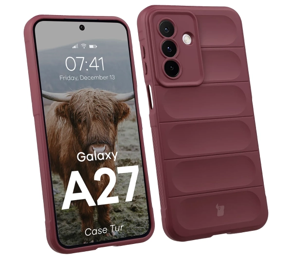 Bizon Case Tur do Galaxy A27 5G Ciemnofioletowy