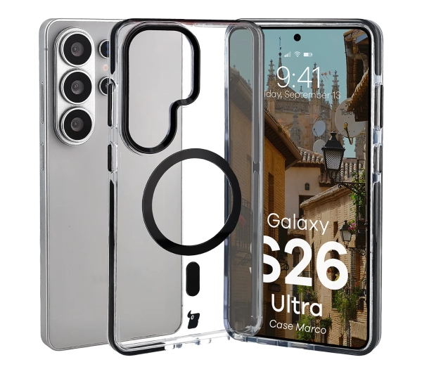 Bizon Case Marco do Galaxy S26 Ultra Czarny