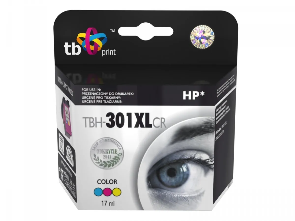 Tusz TB Print TBH-301XLCR (zamiennik 301XL) Kolor 12 ml