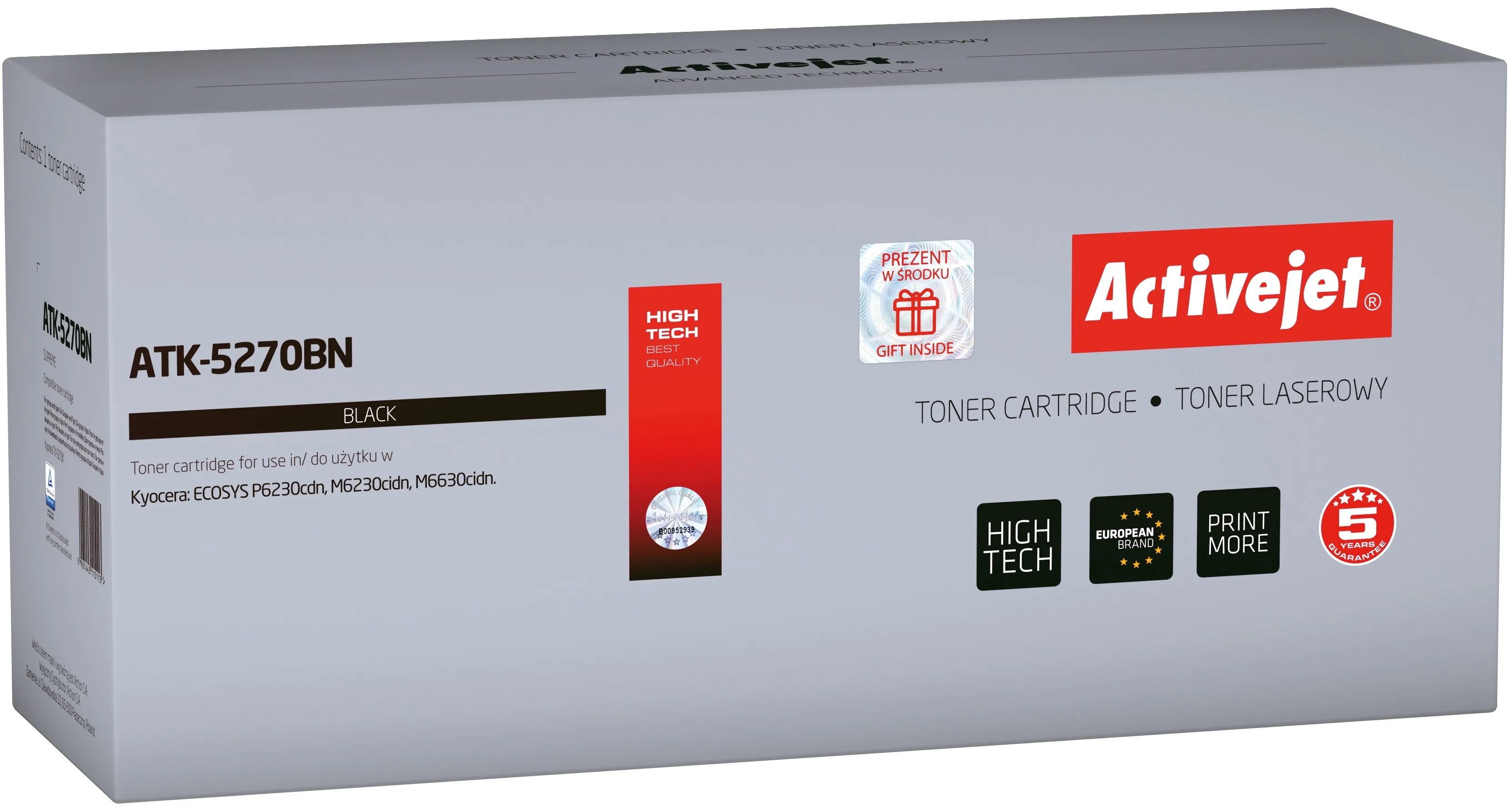 Toner ActiveJet ATK-5270BN (zamiennik TK-5270K) Czarny