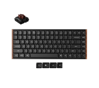Klawiatura mechaniczna Keychron K3 Ultra 8K Wireless Black (Milk POM Brown)